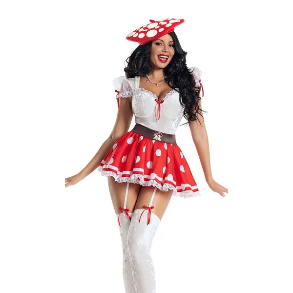 NEW Party King Mushroom Cutie Sexy Costume Size Medium - Image 3
