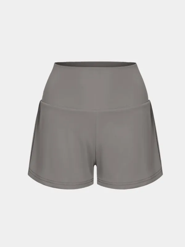 Halara SoftlyZero Airy 2-in-1 Shorts Steeple Gray Pockets Medium 4.5 inseam - Image 10