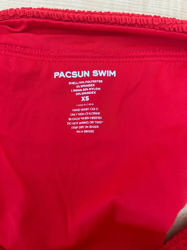 Pacsun bikini bottoms red NEVER WORN - Image 3