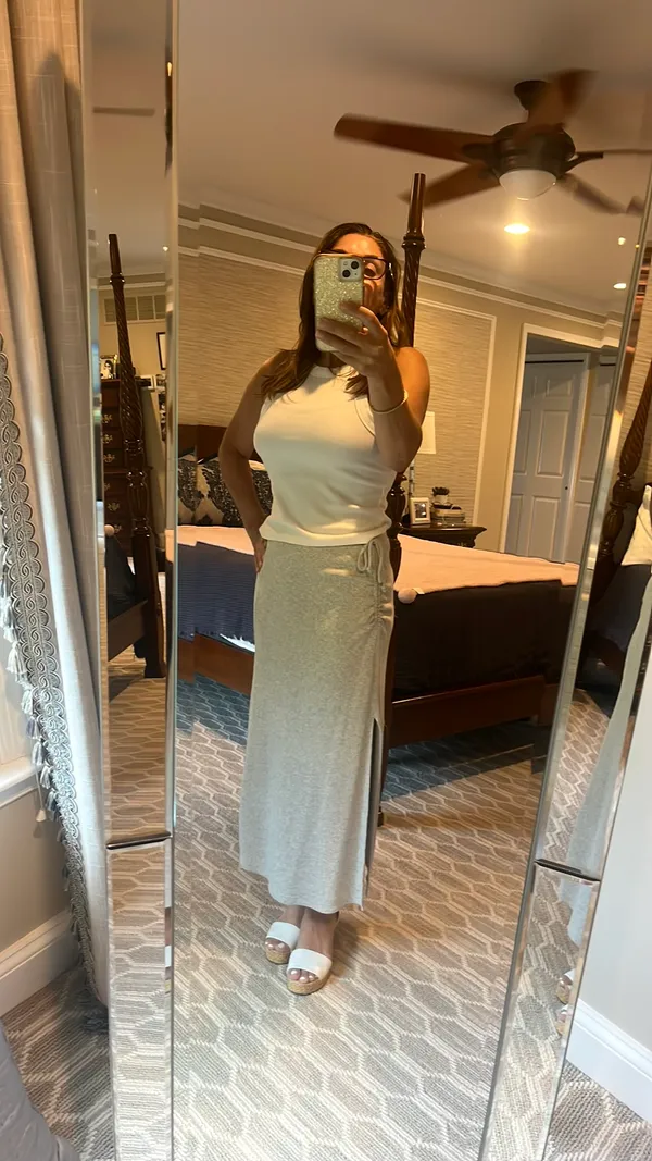 Aerie Gray Skirt - Image 3