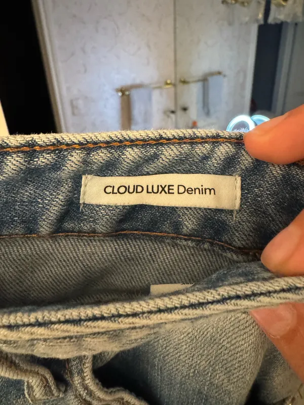 OAT New York Cloud Luxe Denim Straight Leg Jeans - Image 6