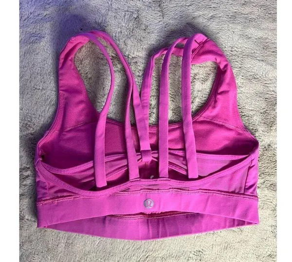 Lululemon Energy Sports Bra Women's S Purple Yoga Low-Impact Wireless - Image 2