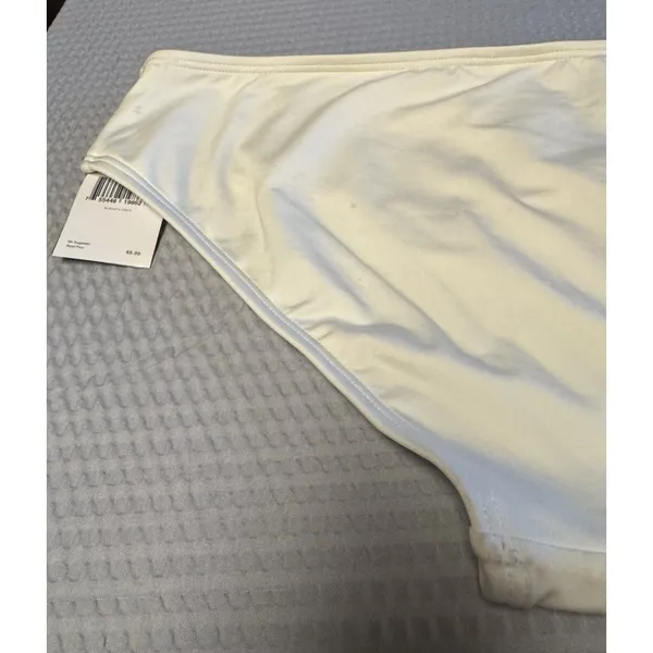 Kate Spade New York Women's Bikini Bottom Classic Hipster Cut Cream SZ Large NWT - Image 10