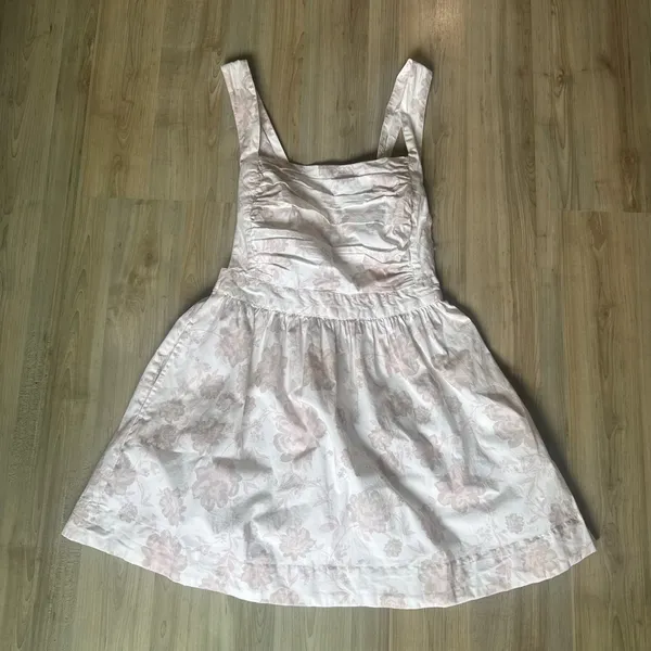 Free People Meet Me In Maui Printed Mini Dress Floral White Pink Size Medium - Image 3