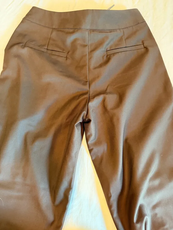 NWT White Fox Keep It Cool Pants Chocolate Brown Wide Leg M - Image 4