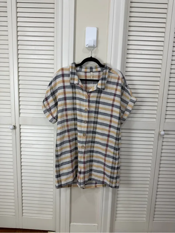 Free people Felicity Check romper - Image 2
