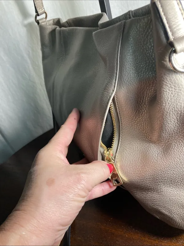Coach Isabelle 2 way carry Pebbled Leather Shoulder or crossbody or tote - Image 2