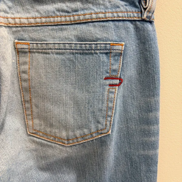 Diesel Zink Low Rise Bootcut Flare Jeans Light Wash‎ Faded Made in Italy Y2K 27 - Image 9