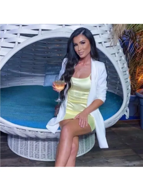 BLOGGER'S FAVE! Zara Yellow Satin Mini Dress Small NWT - Image 5