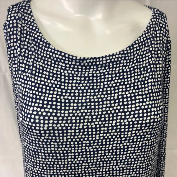 Vineyard Vine Women's Blue Dotted/Dress Shift Sz M SKU 4105 - Image 3