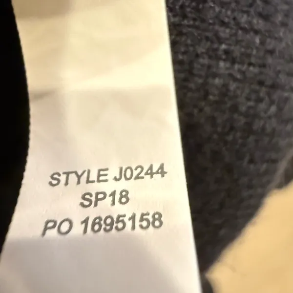 J. CREW Sophie‎ Open Front Sweater Blazer in Black Knit Jacket size Small - Image 7