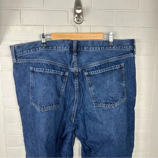 Old Navy Plus Size Denim High Rise Slouchy Straight Distressed Jeans Size 20 - Image 9