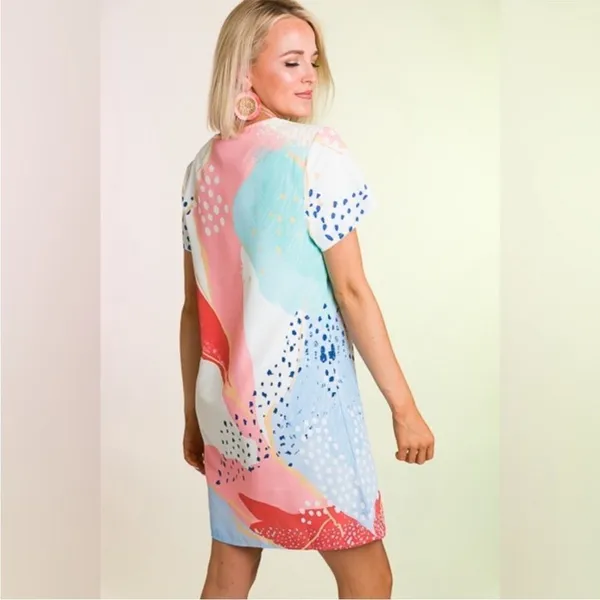Minkpink Calm Bliss Shift Dress‎ Sz L - Image 4