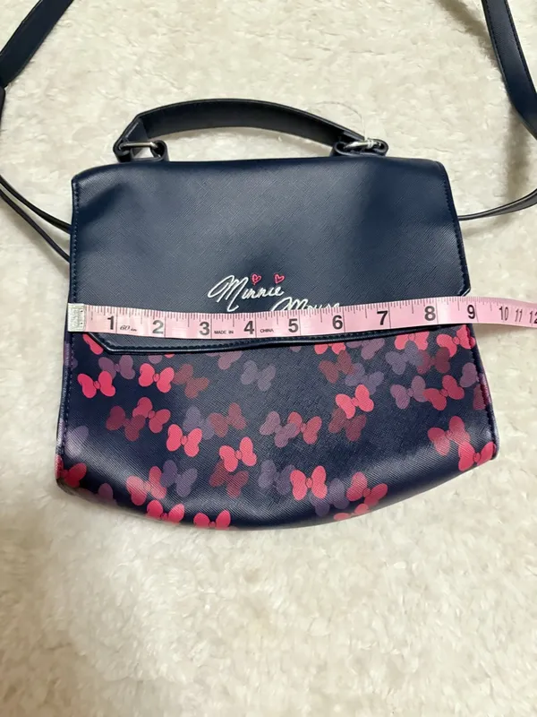 Disney Minnie Mouse Crossbody Bag with Bow Print - Image 3