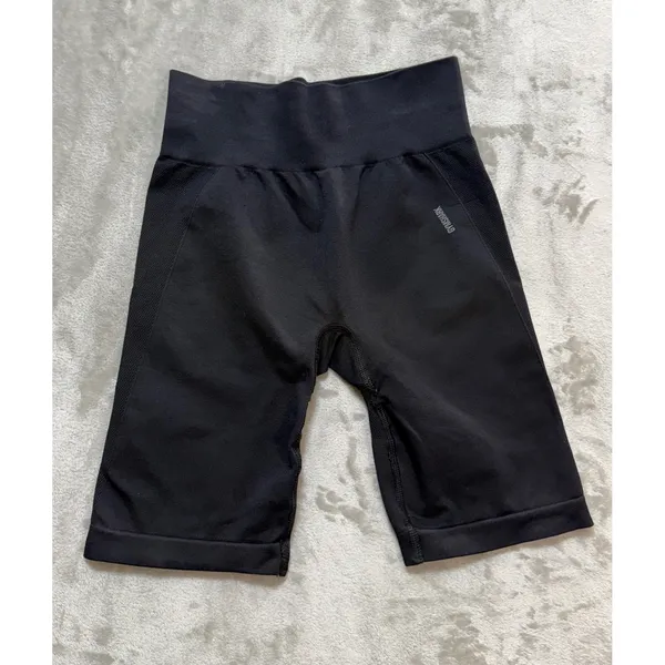 Gymshark‎ Vital Seamless 2.0 Black Biker Shorts Womens Size M Workout Athleisure - Image 2