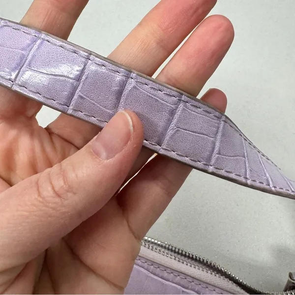 Urban Outfitters Lavender Purple Faux Leather Mini Y2K Handbag Purse Shoulder Bag Spring - Image 8