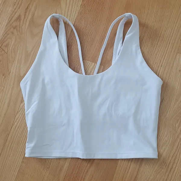 SIORO High Impact Strappy Crop Top Sports Bra - Image 5