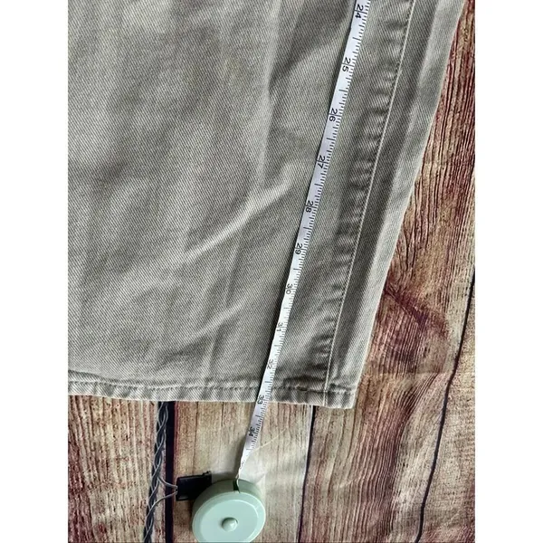 Gap High Rise Wide Leg Tan Jeans Size 4R/27 - Image 2