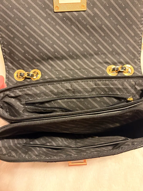 Custom designer quilted purse Black - Image 5