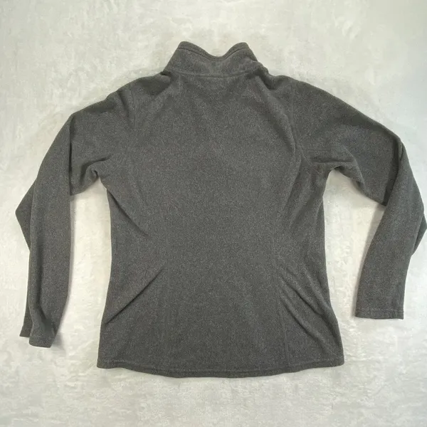 The North Face Fleece Pullover Quarter Zip Gray Athleisure‎ Womens Size M - Image 9
