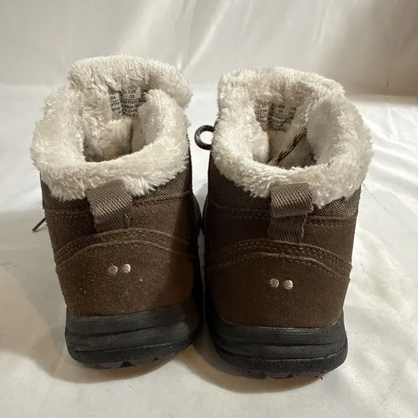 Ryka Brown Suede Water Resistant Faux Fur Size 7 Boot Laces A Little Short - Image 8
