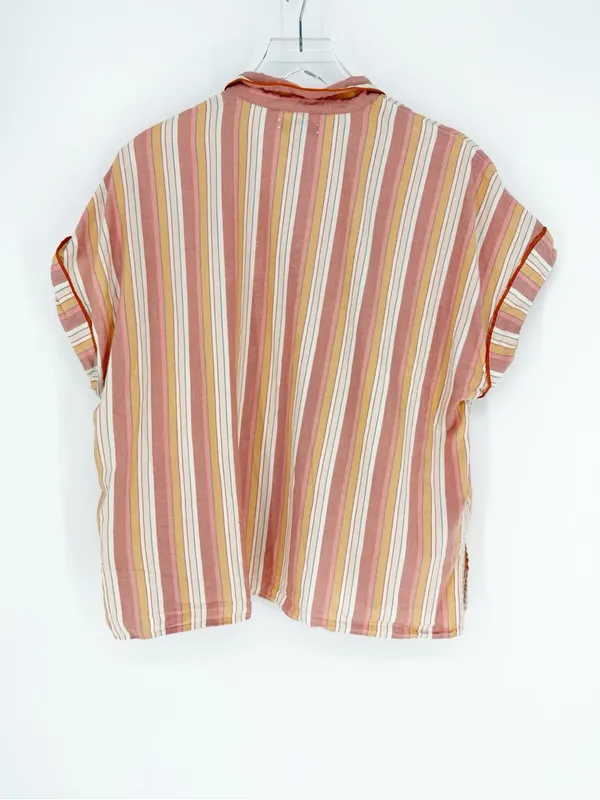 Madewell Rainbow‎ Stripe 2 Piece Pajama Set Women's XL Cozy Lounge - Image 3