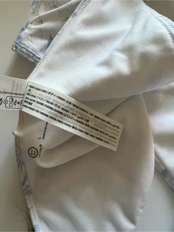 {Gilly Hicks} Brand New Baby Blue Printed Bikini Bottoms - Image 8