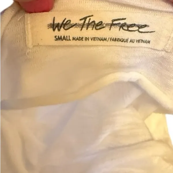 We The Free Boat Neck White Top - Image 6
