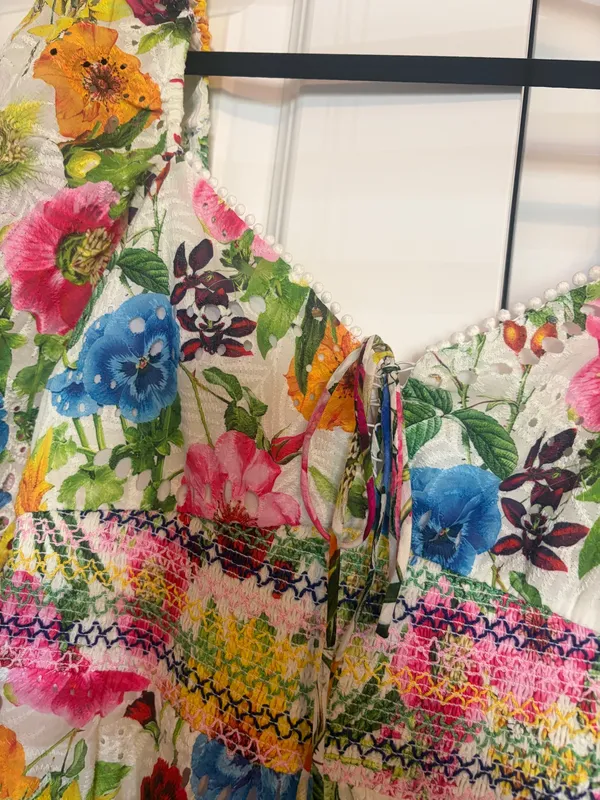 Alice + Olivia Floral Mini Dress - Image 3