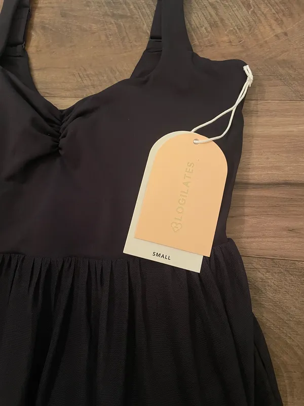 NWT! Blogilates Target X Popflex Viral Sweetheart Ballerina Dress Black Small - Image 5