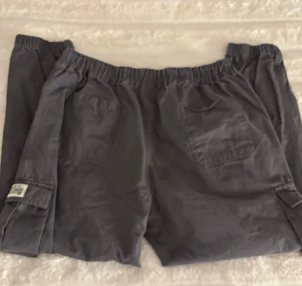 SheIn Women's Grey cargo pants with drawstring - Image 6