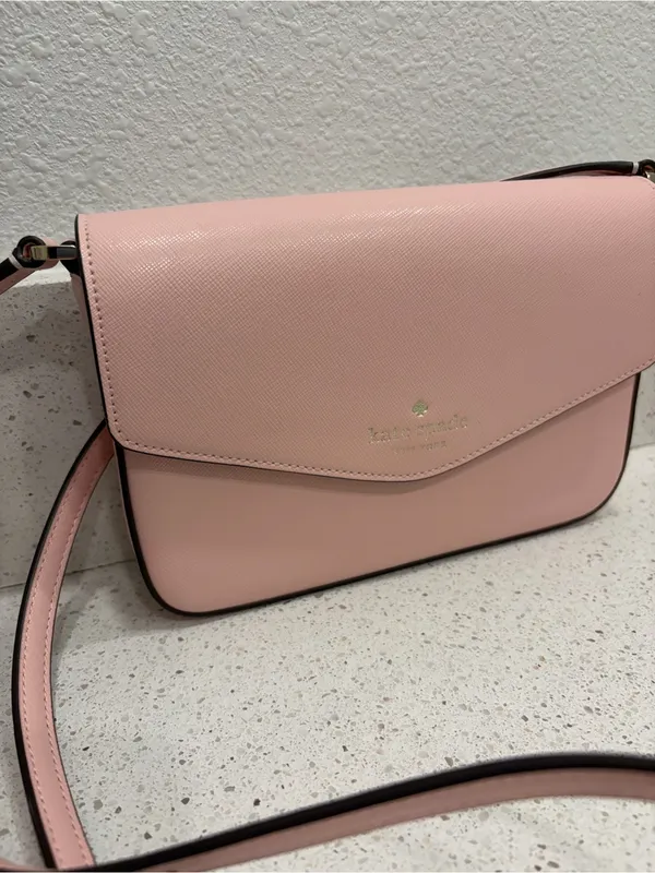 Kate Spade New York Sadie Leather Crossbody Purse in Light Pink EUC - Image 2