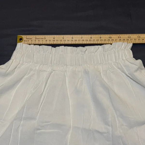 Commense Aegean White Two Piece Double Lined Shorts Set in Size Small - Image 6