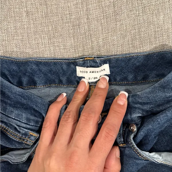 Good American Dark Blue Skinny Jeans - Image 2