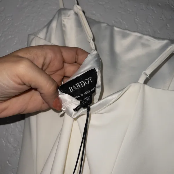 Bardot NWT Ivory Eliana Midi Dress Size 6 /Small - Image 7