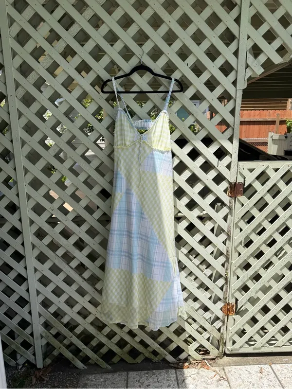 American eagle gingham maxi dress - Image 3