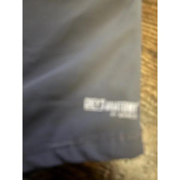 Grey's Anatomy Edge Women's V Neck Scrub Top Short‎ Sleeve Zip Pockets Size M - Image 4