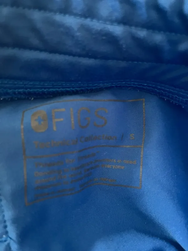 Figs Scrub Jogger Pants Womens Small Blue Medical Nursing Uniform Comfort - Image 7