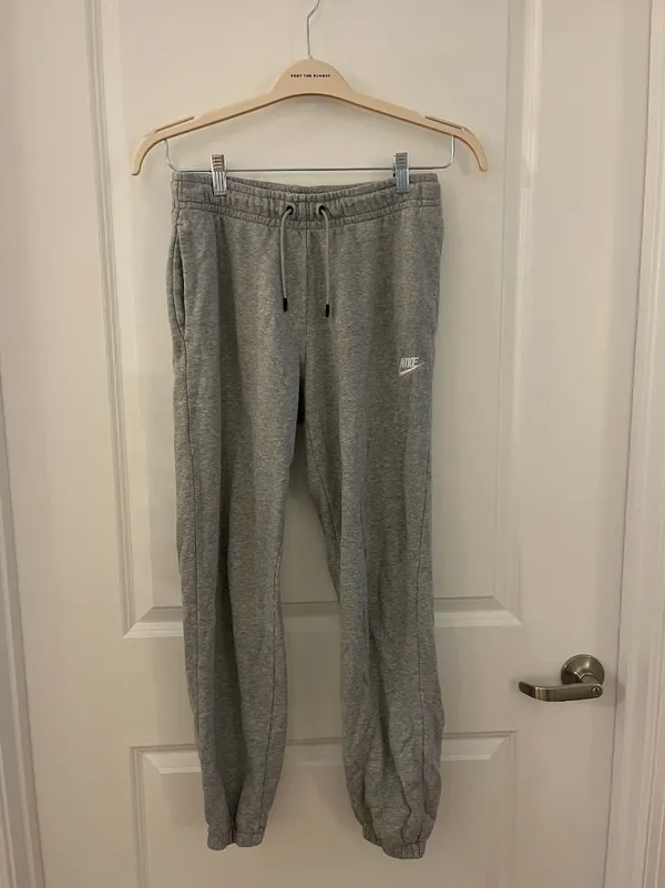 Nike Womens Grey Sweatpants - Image 2