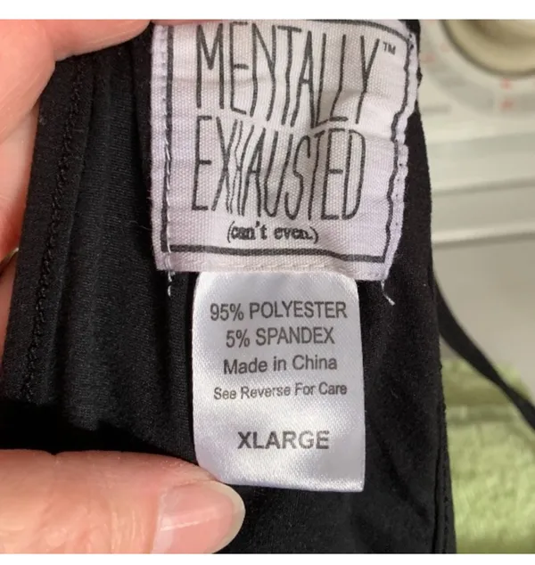 Mentally Exhausted Pajama Top/Size XL - Image 5