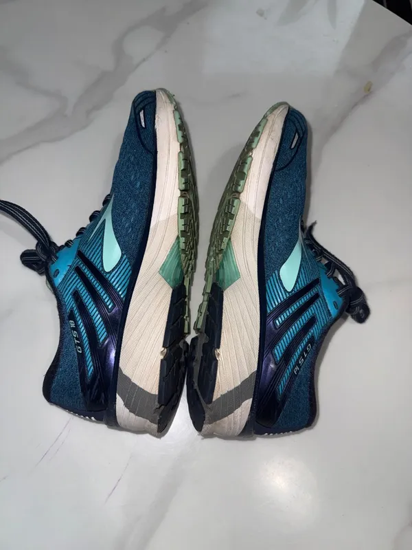 Brooks Teal and Navy Women's Running Shoes - Image 5