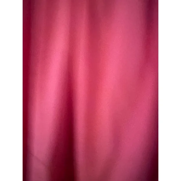 BURU Pink Cotton Puff Sleeve Tiered‎ Square Neck Midi Dress Size S Preppy - Image 5