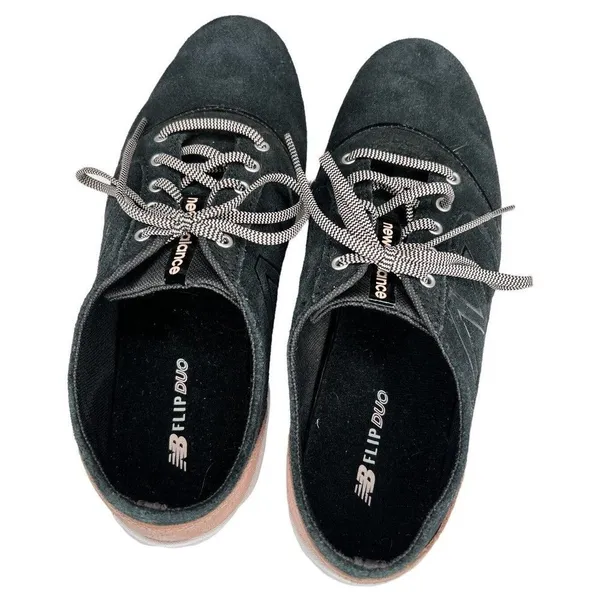 New Balance Women's WL628BS Flip Duo Black/Pink Size‎ 8 Casual Sneakers Shoes - Image 4