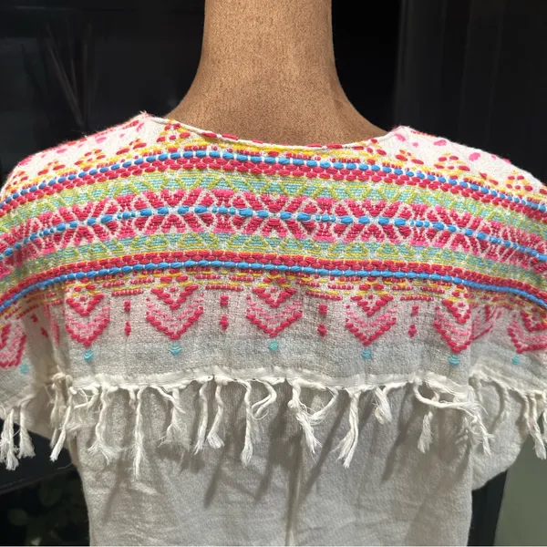 Amanda Uprichard Embroidered Top – Size L – Artisan Boho - Image 7