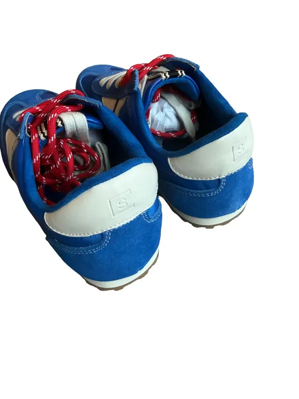 ShuShop Sarah Blue White Sneakers Tennis Shoes Athletic Lace-Up Size 8 NIB NEW - Image 6