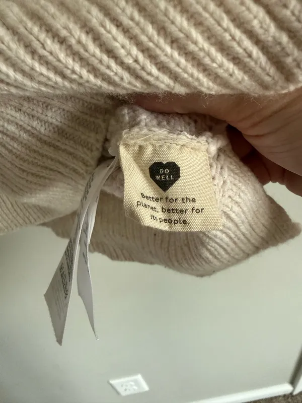 Madewell creme ruffle sweater  - Image 5