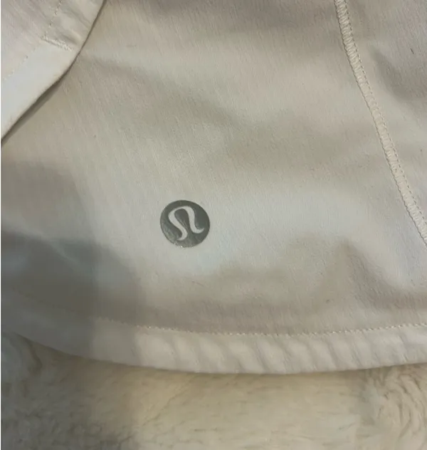 White Lululemon Speed Up Shorts - Image 4
