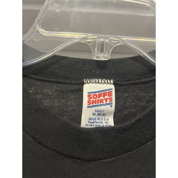 Soffe Vintage Military Marines Black 80’s Single Stitch Boyfriend Is A Marine Made USA - Image 2