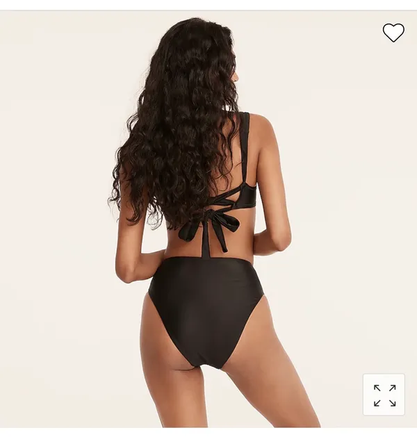 J. Crew Tie High-Rise Bikini Bottom - Image 2