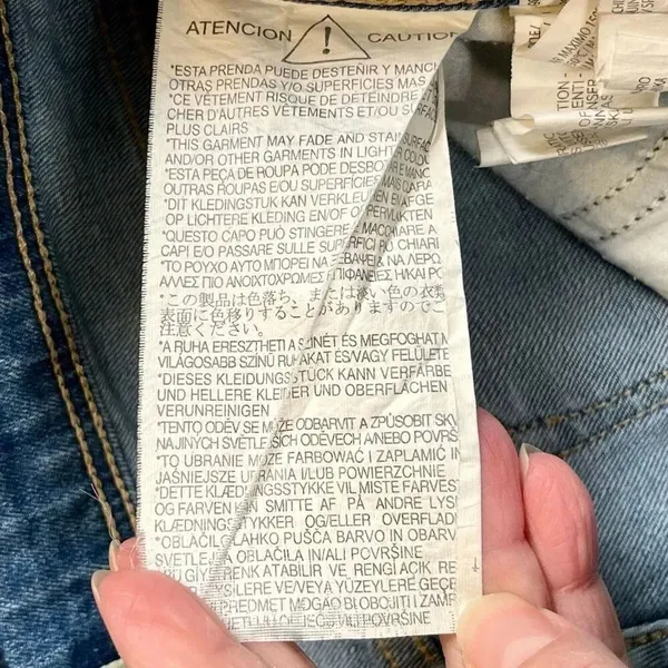Zara Z1975 Distressed Ripped Skinny Denim Jean 4 - Image 9